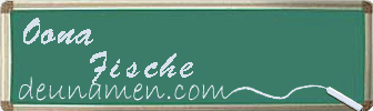 Oona Fische Visitenkarte